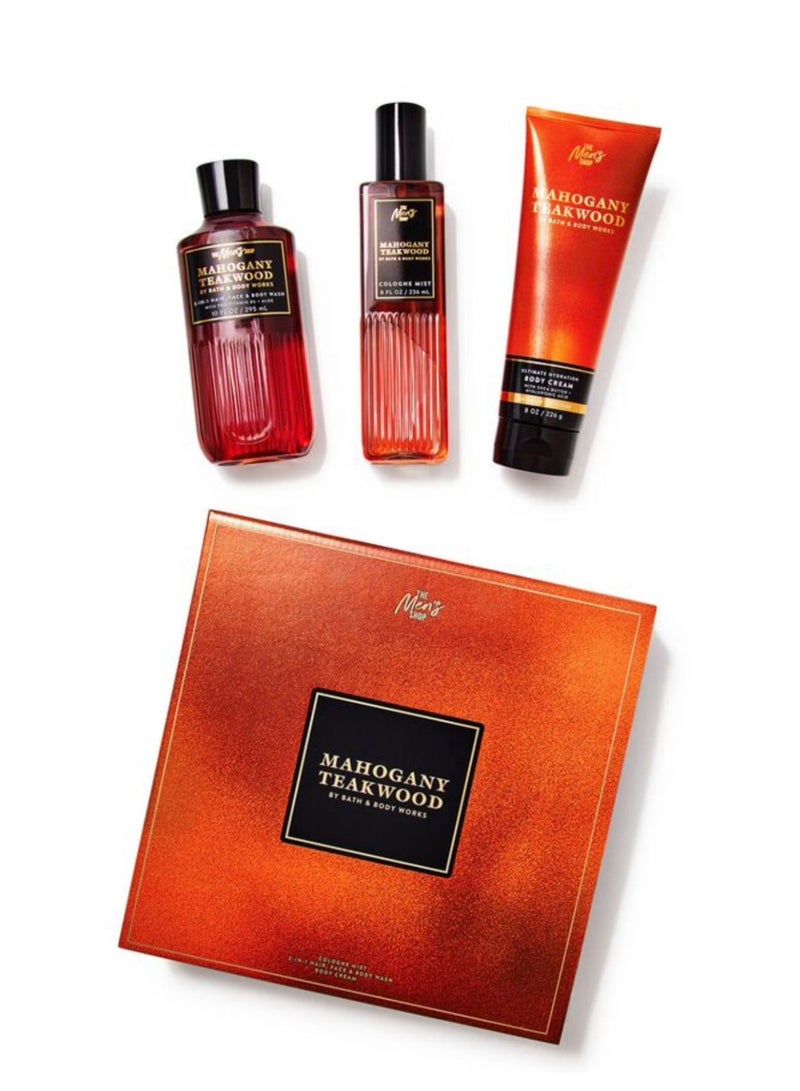 Mahogany Teakwood Gift Set